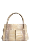 Nancy Gonzalez natural Caiman Crocodile Tote