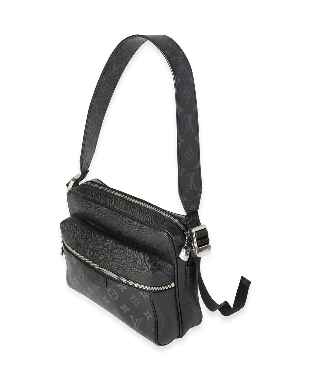 Louis Vuitton Black Taigarama & Monogram Eclipse Canvas Outdoor Messenger