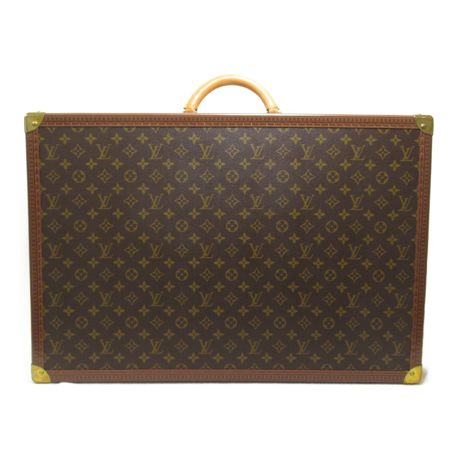 Louis Vuitton Louis Vuitton Alzeur 65 Bag Bag Bag PVC Coated Canvas Monogram Men Brown  M21227