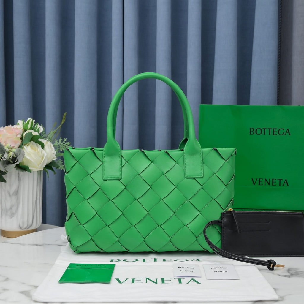 GLAMI Braided Maxi Cava Tote Bag Green, For Women, Bags 13.8in/35cm