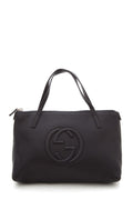 Gucci Black Small Pebbled Leather Soho Handbag