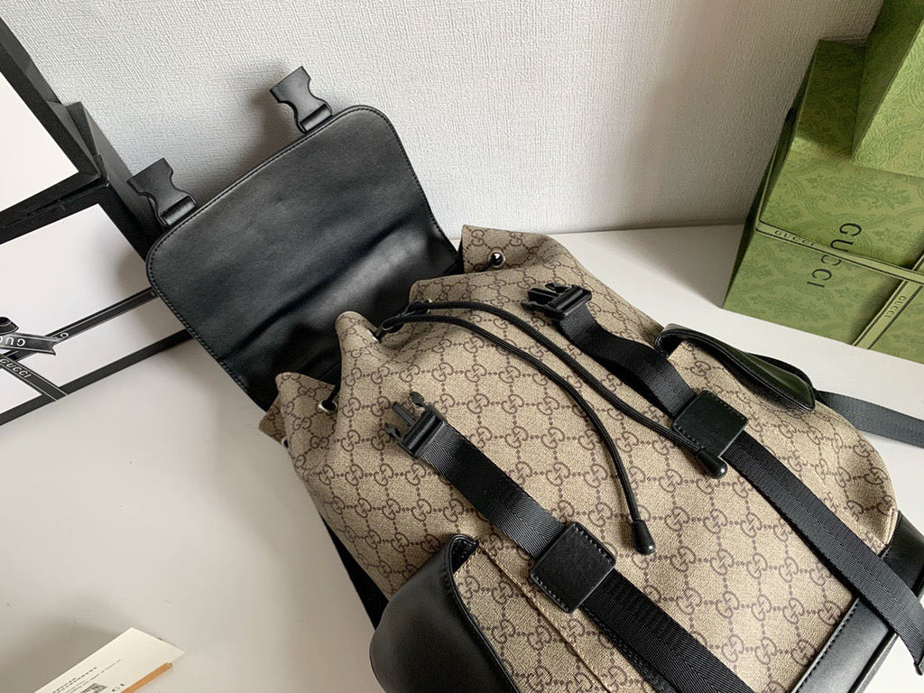 gg Supreme Cream Backpack For Men 16.5in/42cm gg