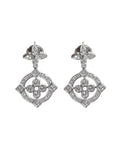 Louis Vuitton Dentelle Earrings in 18K White Gold 0.80 Ctw