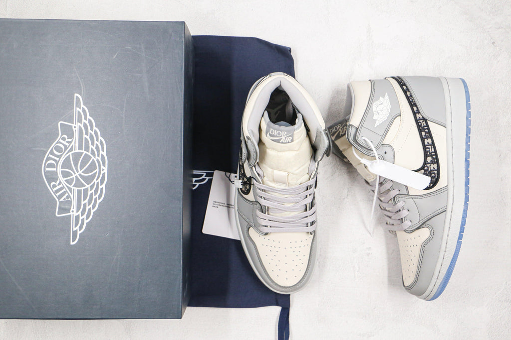 Designer GLAMIor x Air Jordan 1 High OG "Grey"AJ1 High Q