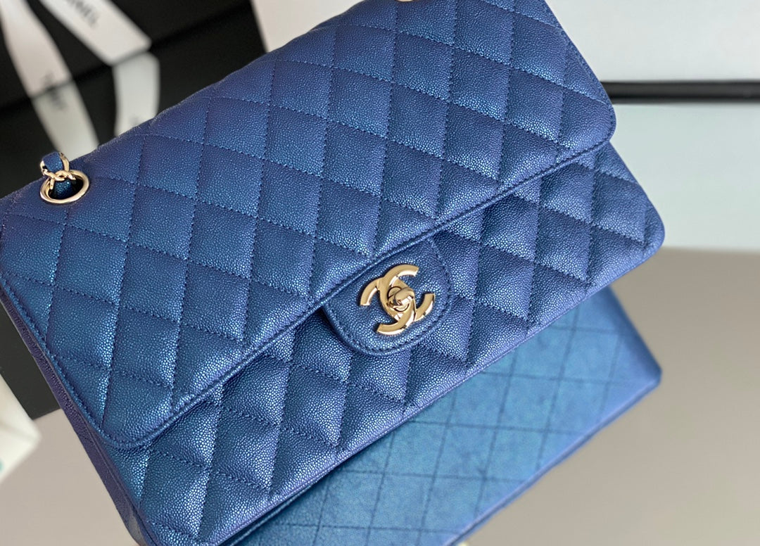 CHL Classic Handbag 26cm Blue For Women A01112