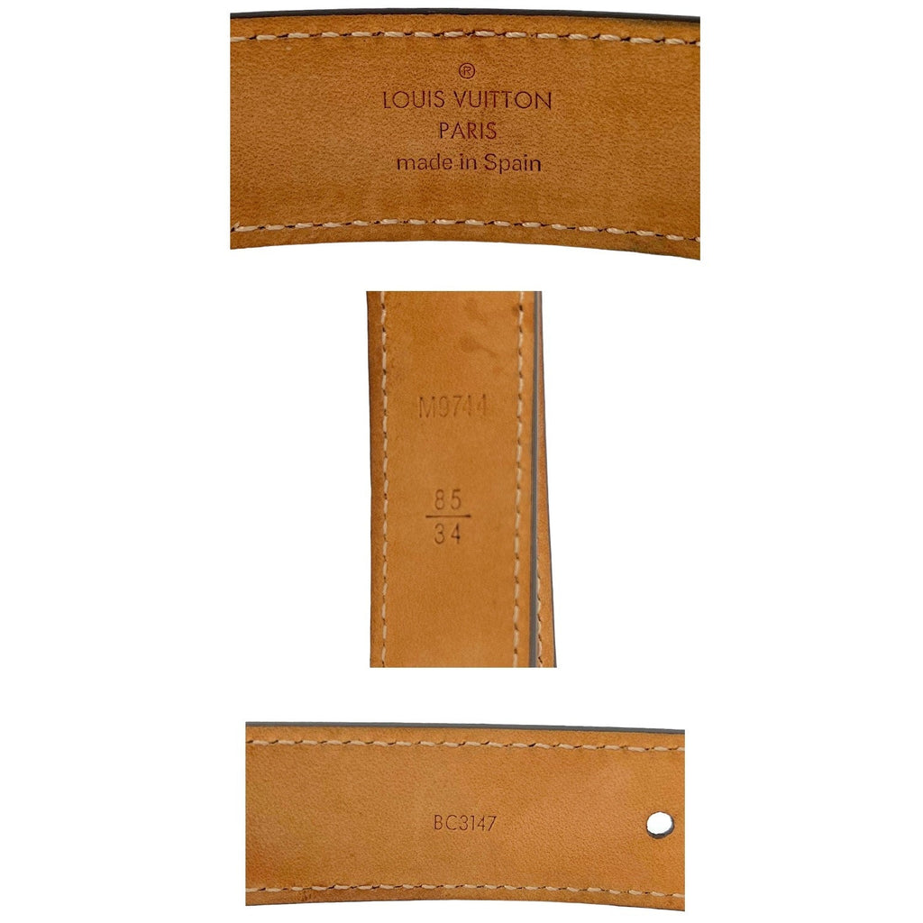 Louis Vuitton Damier Ebene Mini 25MM Belt