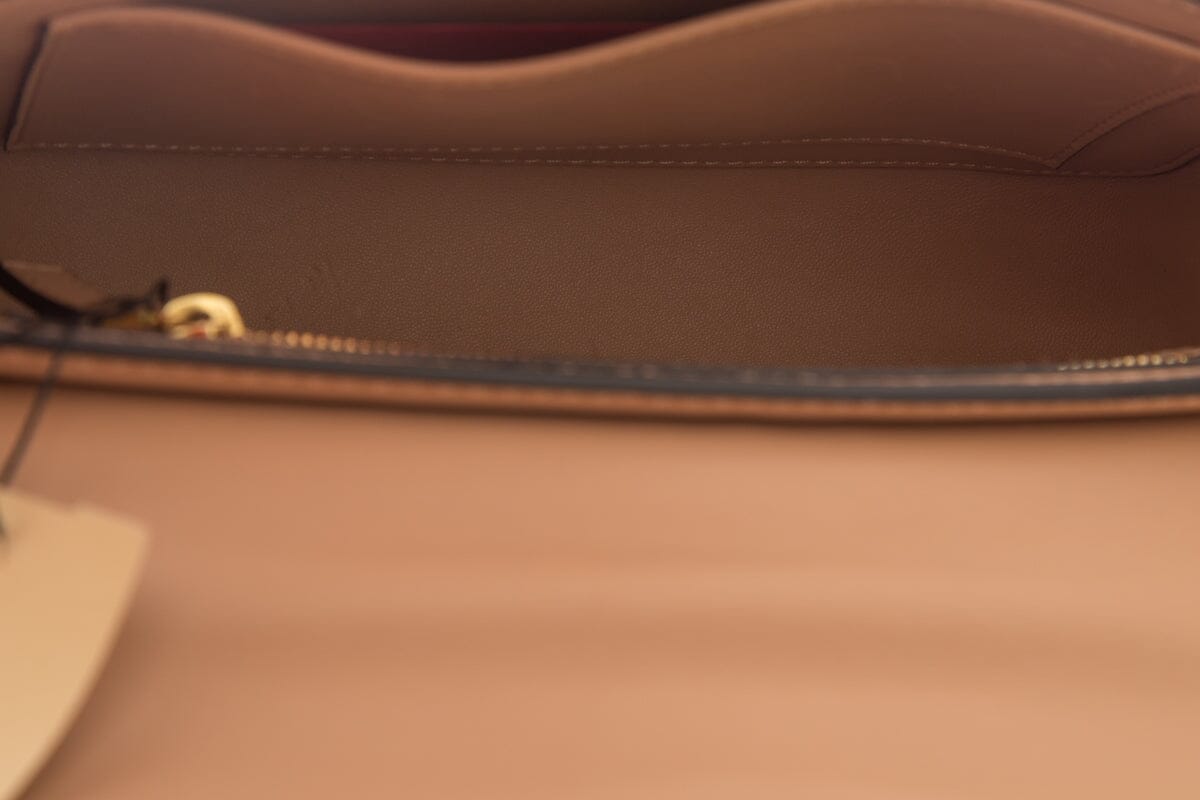 Valentino Garavani Vitello Multi Chain Beige Shoulder Bag
