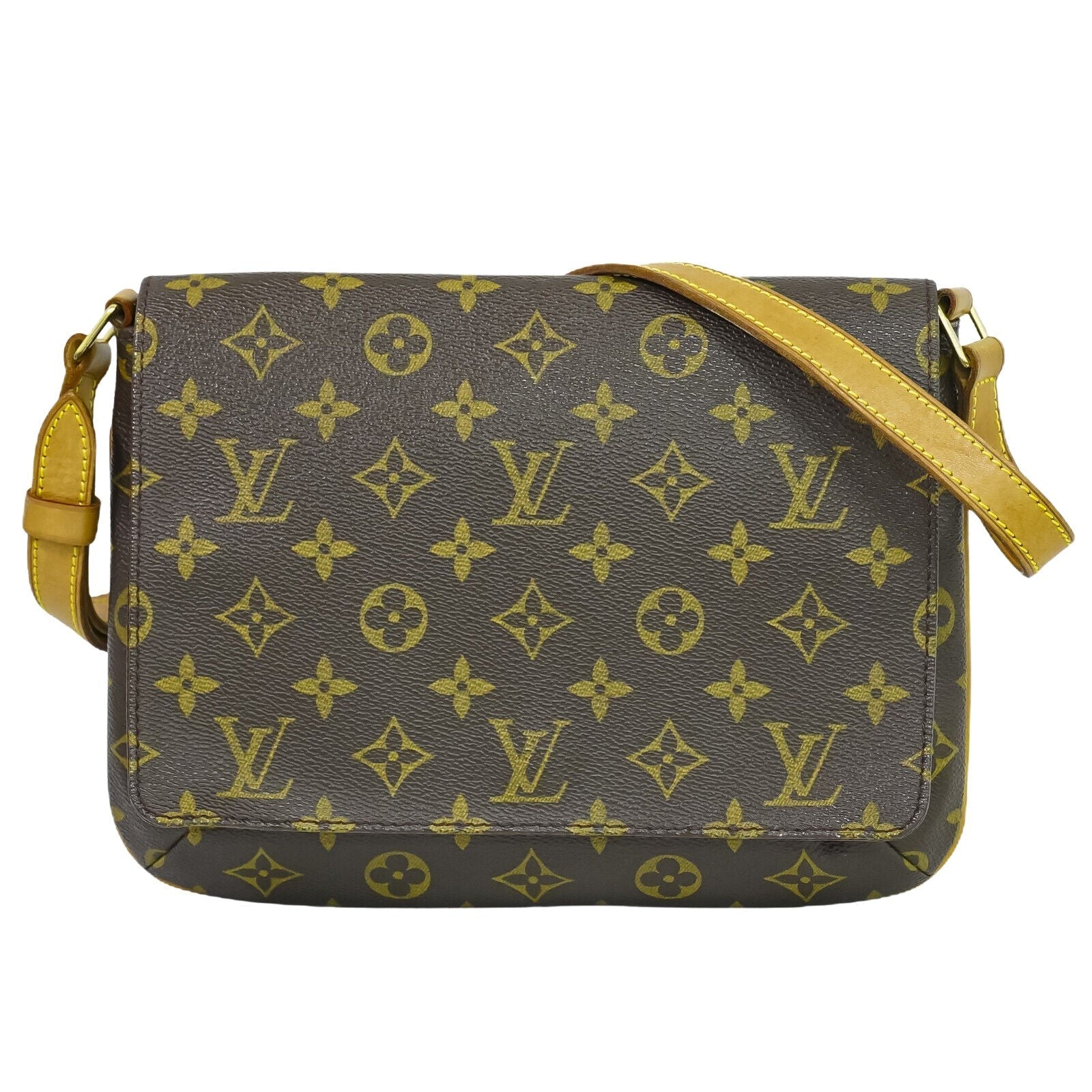 Louis Vuitton Musette Tango  Canvas Shoulder Bag