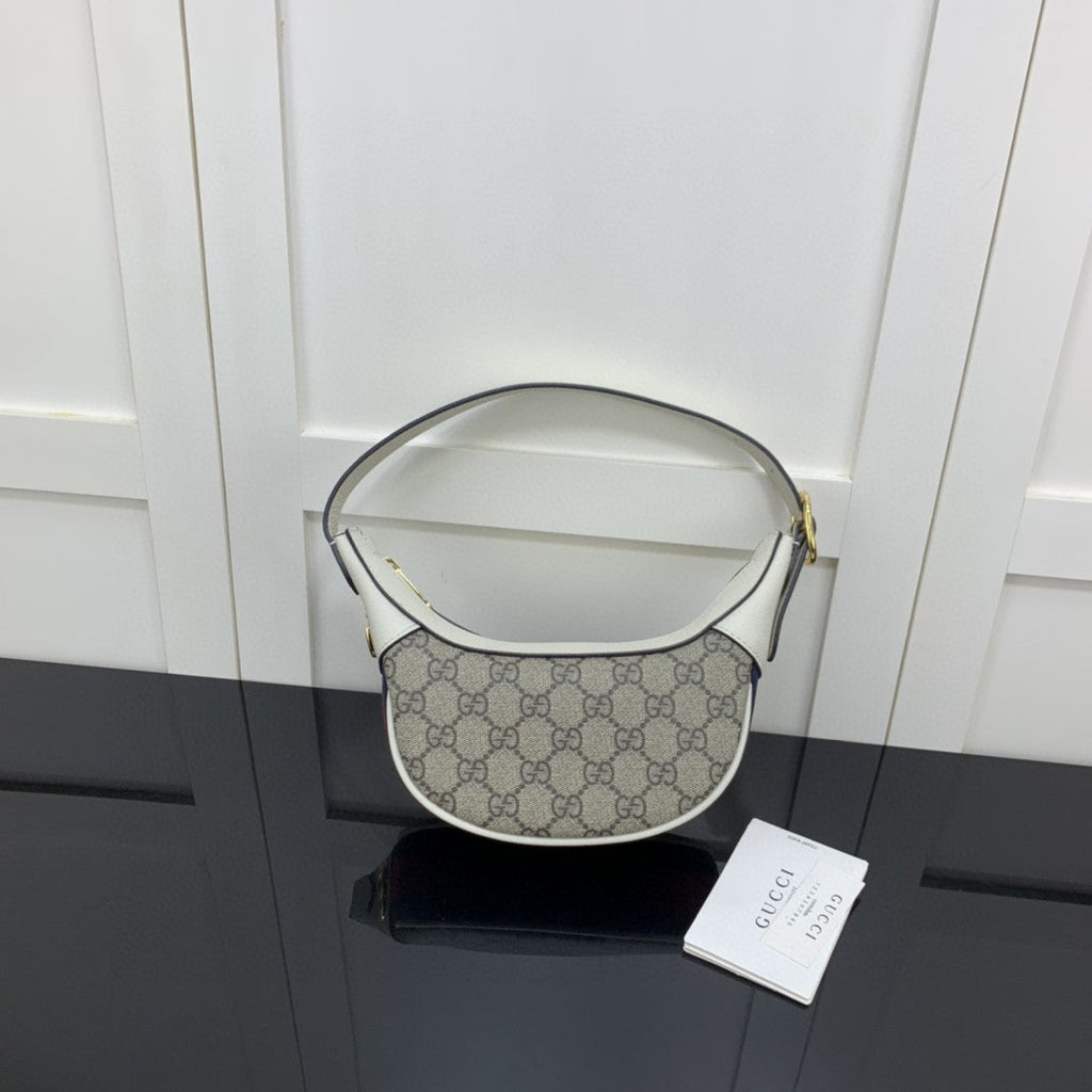 Glami OphiGLAMIa Glami Mini Bag Beige And Ebony Glami Supreme Canvas For Women 7.9in/20cm Glami 658551 96IWG 9794