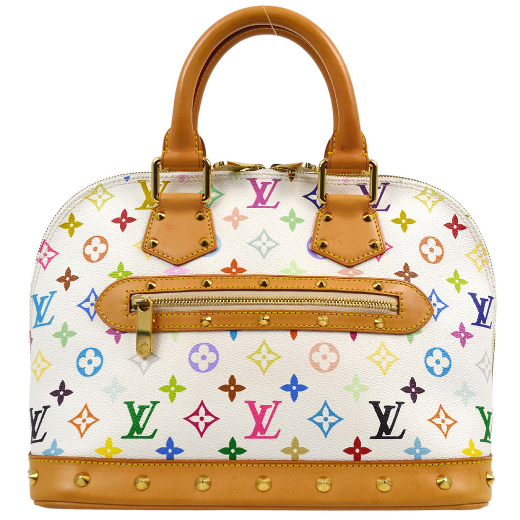 Louis Vuitton 2004 White Monogram Multicolor Alma M92647