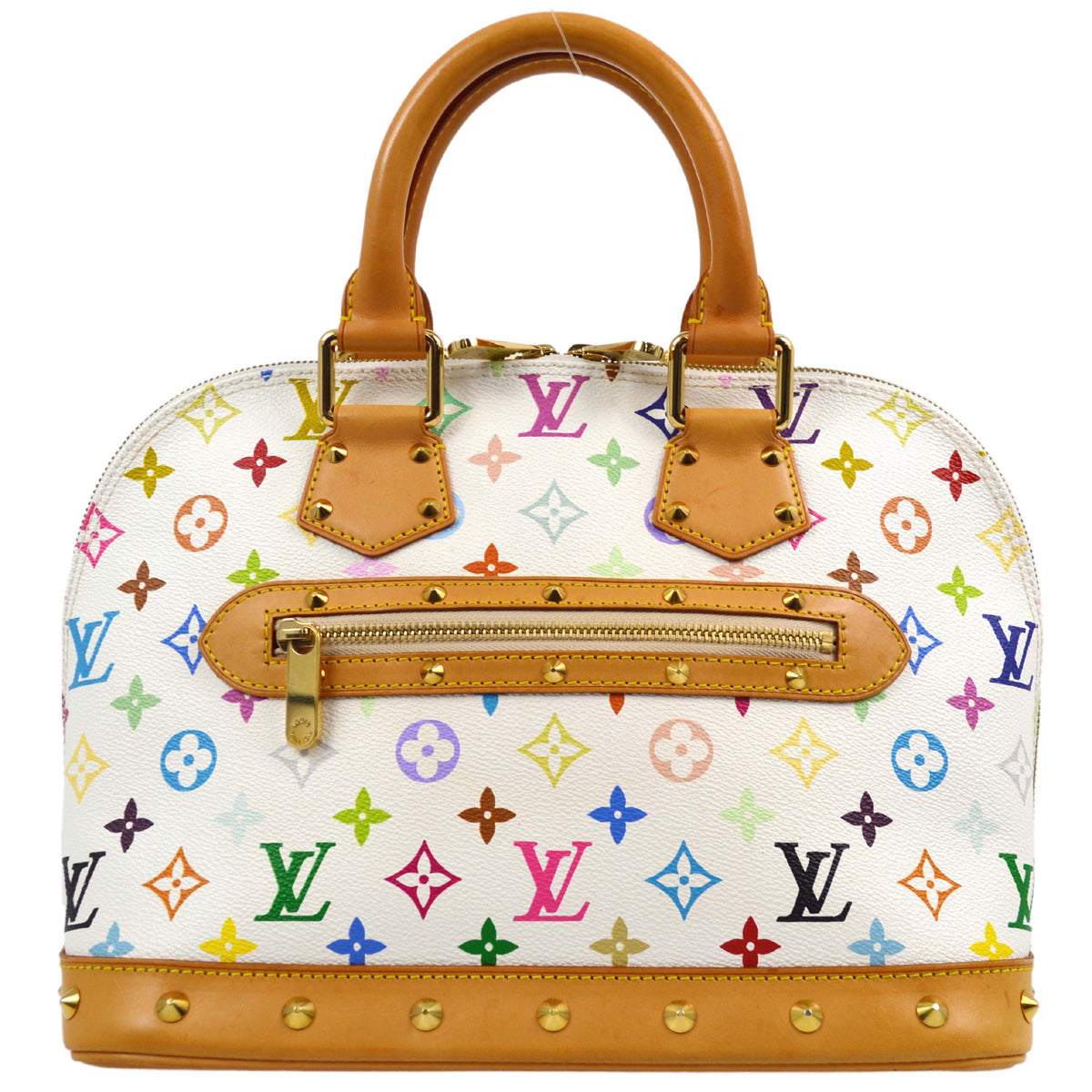 Louis Vuitton 2004 White Monogram Multicolor Alma M92647