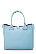 Loewe Blue Leather Tote Handbag