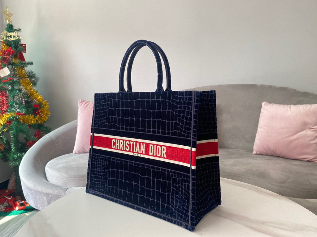 GLAMI Large Book Tote Red Blue, For Women, WomenÃ¢â‚¬â„¢s Handbags 16.5in/42cm CD