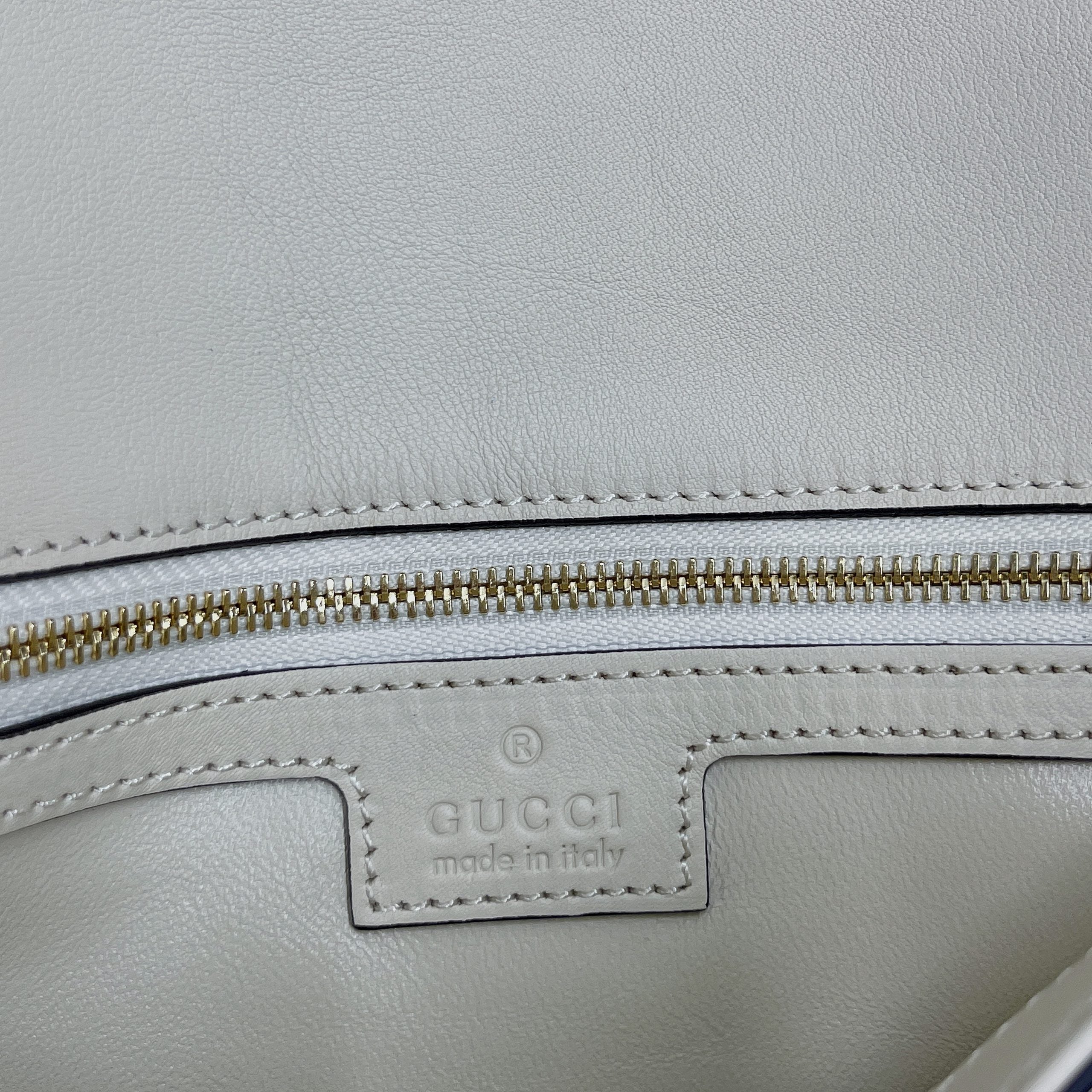 gg Blondie Shoulder Bag White For Women, Women’s Bags 11in/28cm gg 699268 UXX0G 9022
