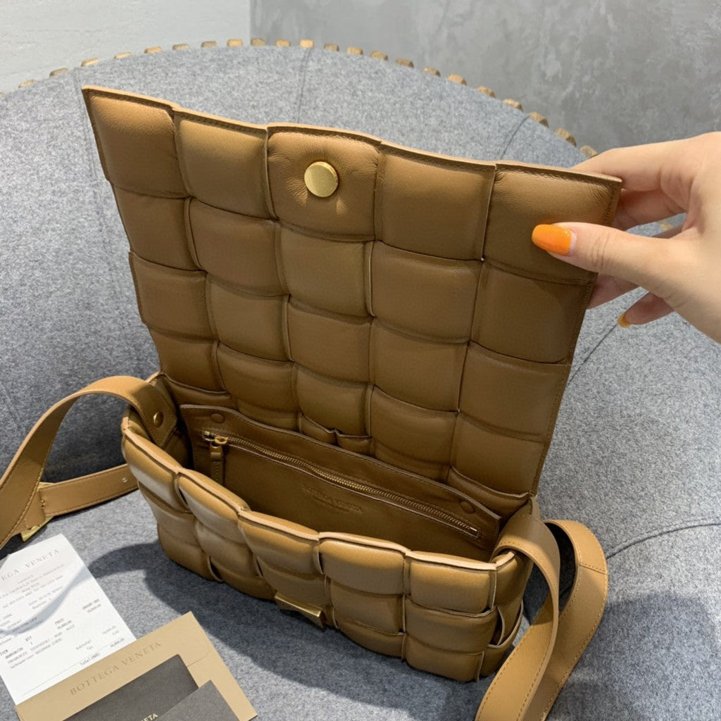 GLAMI Padded Cassette Bag For Women 10.2in/26cm In Brown 591970VCQR17745