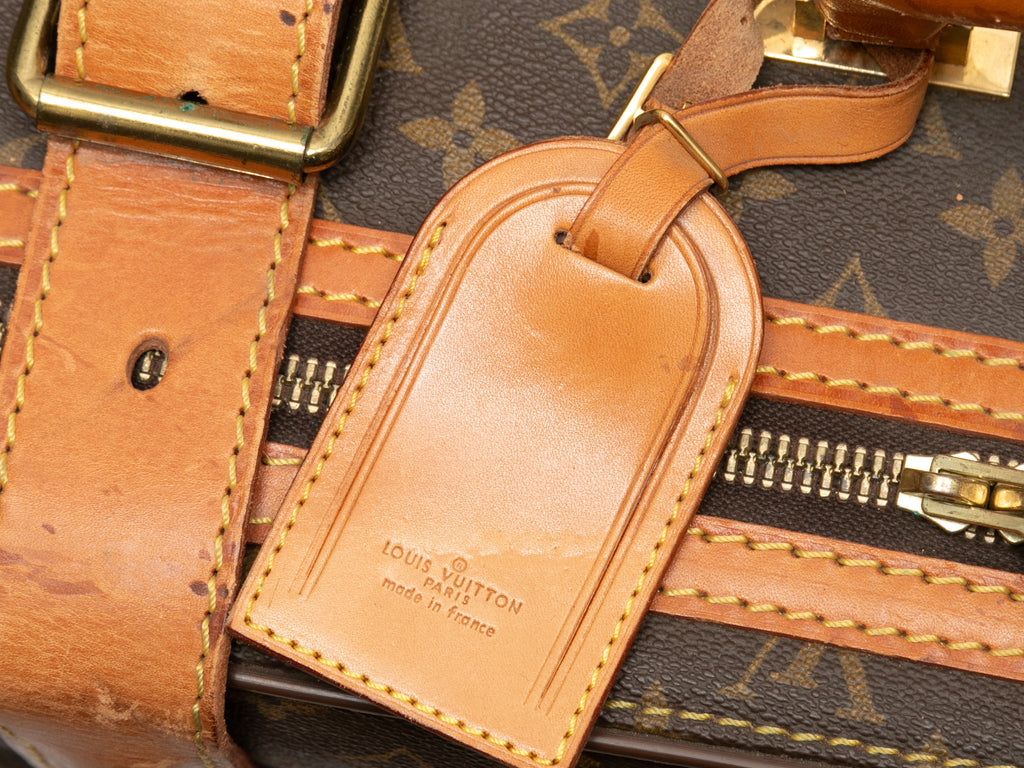 Vintage Brown Louis Vuitton Monogram Suitcase