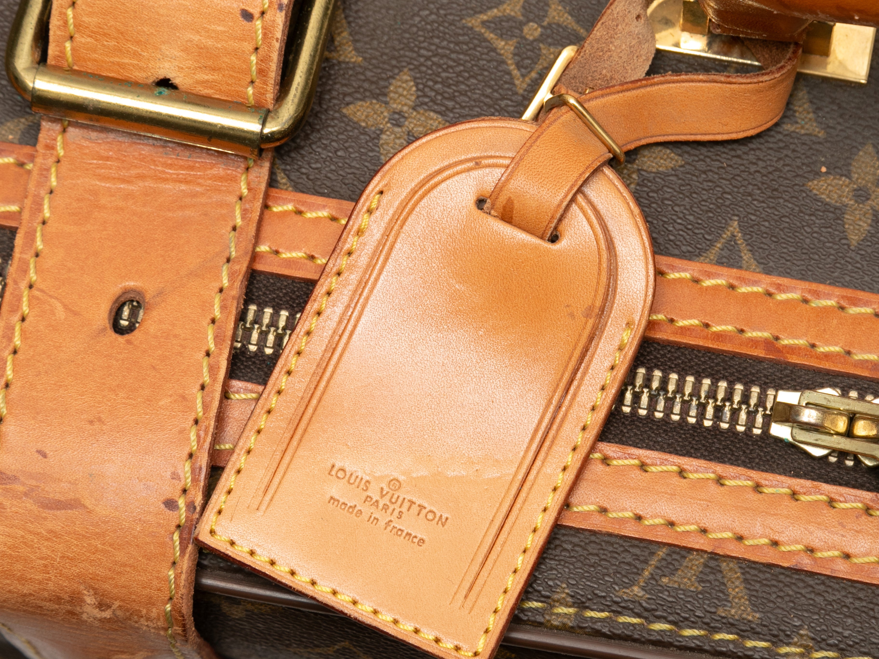 Vintage Brown Louis Vuitton Monogram Suitcase