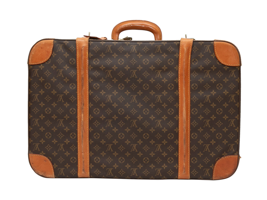 Vintage Brown Louis Vuitton Monogram Suitcase