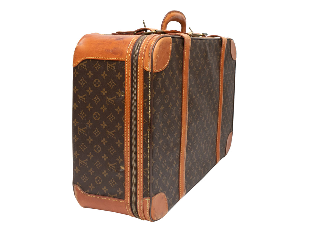 Vintage Brown Louis Vuitton Monogram Suitcase