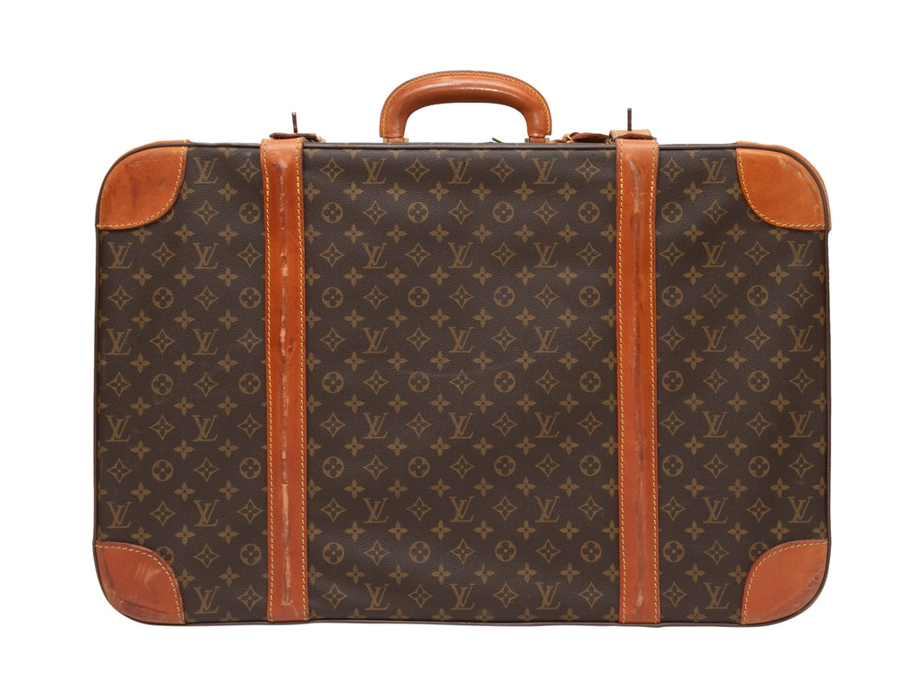 Vintage Brown Louis Vuitton Monogram Suitcase
