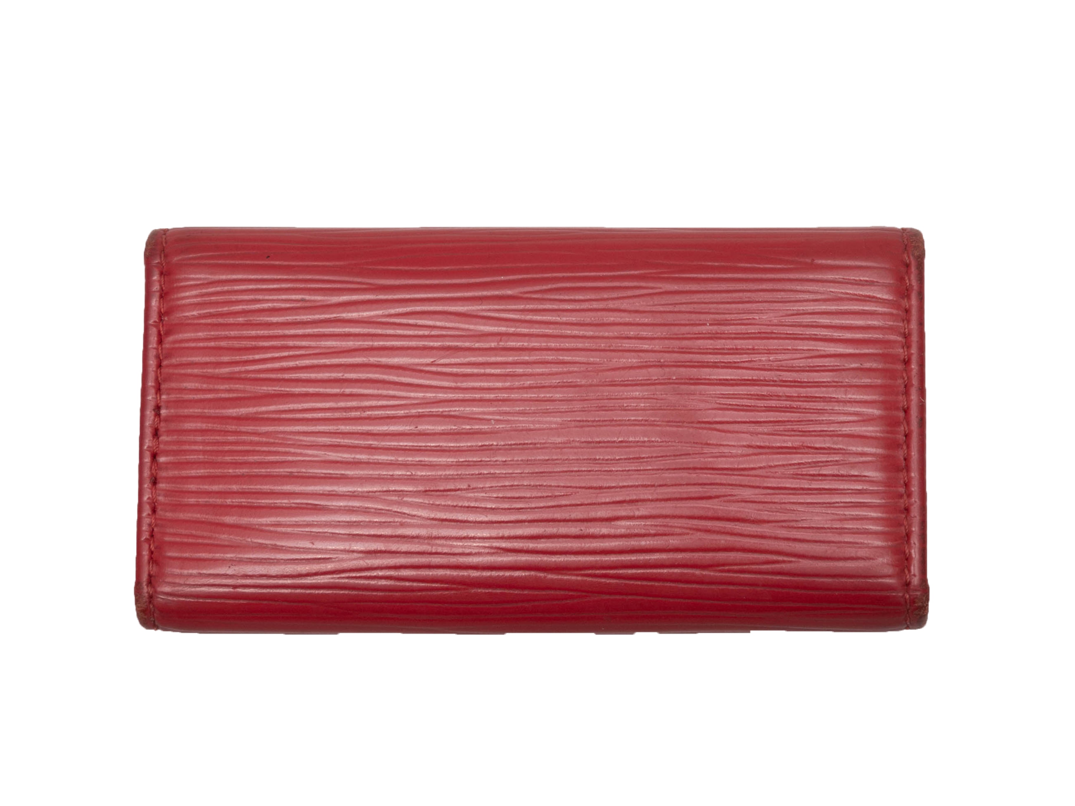 Red Louis Vuitton Epi Leather Key Holder