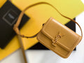 GLAMI Solferino Small Satchel Bag Brown In Box 7.4in/19cm YSl