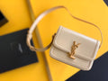 GLAMI Solferino Small Satchel Bag Beige In Box With Gold Hardware 7.4in/19cm YSl 6343060SX0W9207