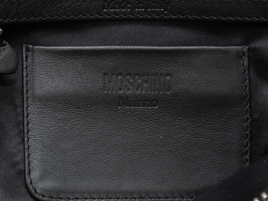Orange & Multicolor Moschino Couture Nylon Shopper Tote