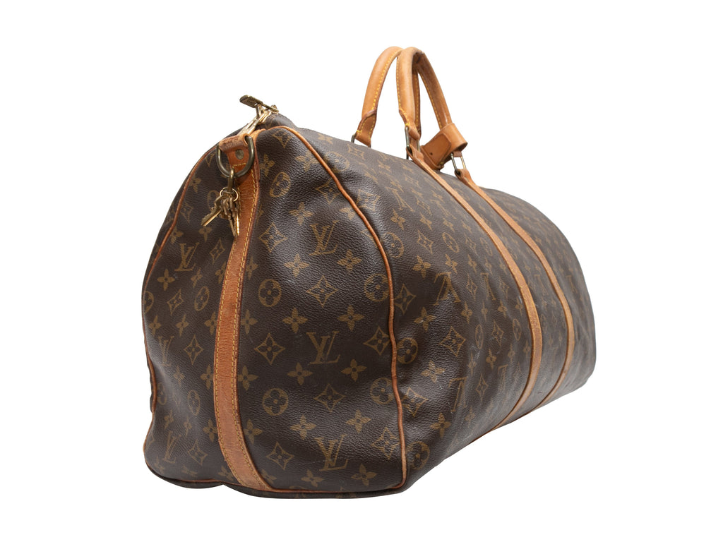 Brown Louis Vuitton 1989 Keepall Bandouliere 45 Bag
