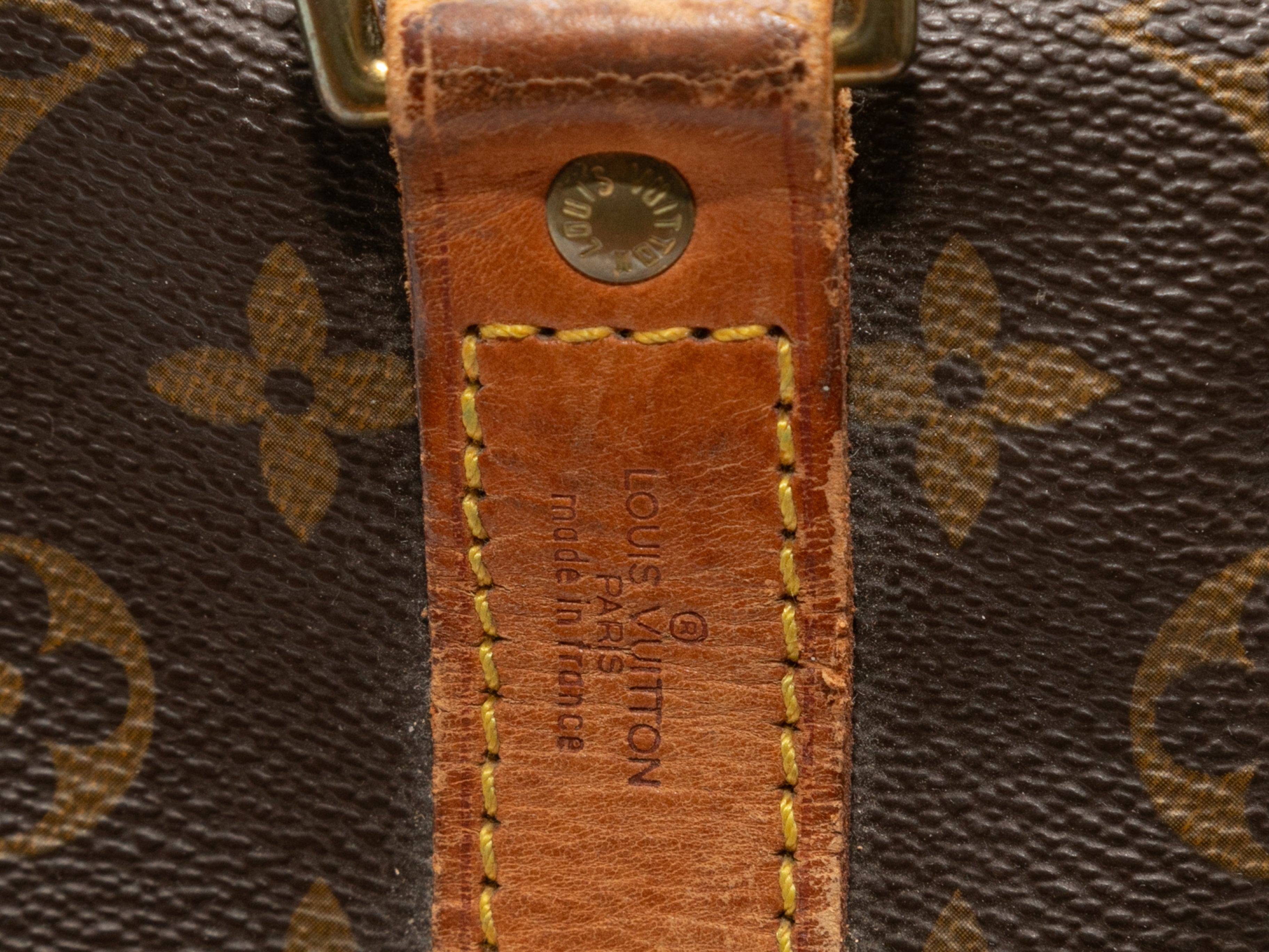 Brown Louis Vuitton 1989 Keepall Bandouliere 45 Bag