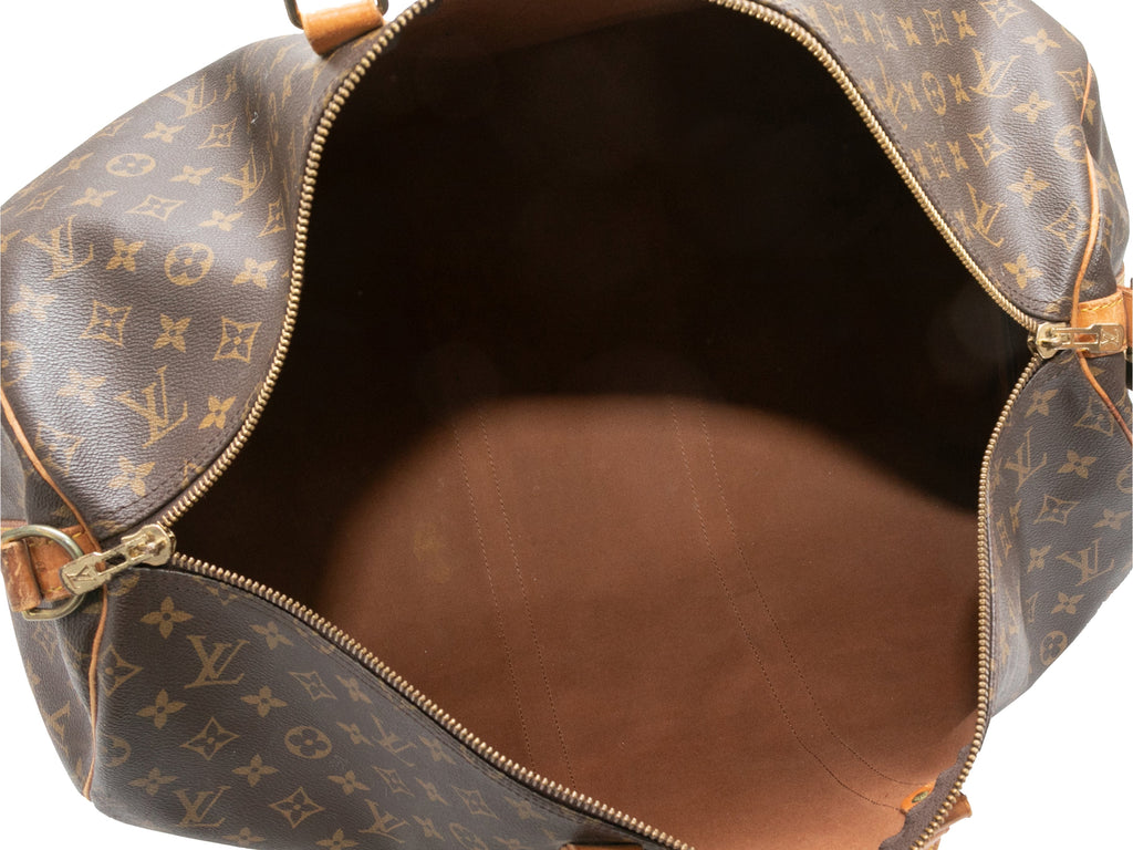 Brown Louis Vuitton 1989 Keepall Bandouliere 45 Bag