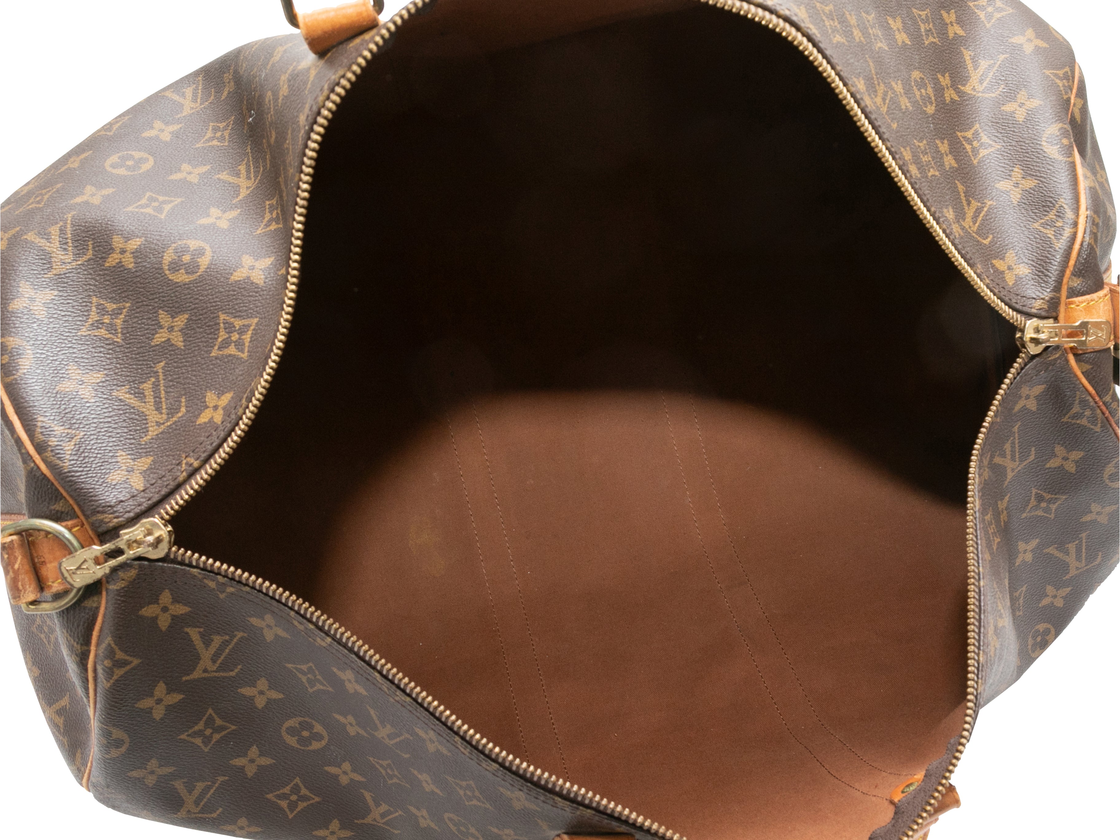 Brown Louis Vuitton 1989 Keepall Bandouliere 45 Bag
