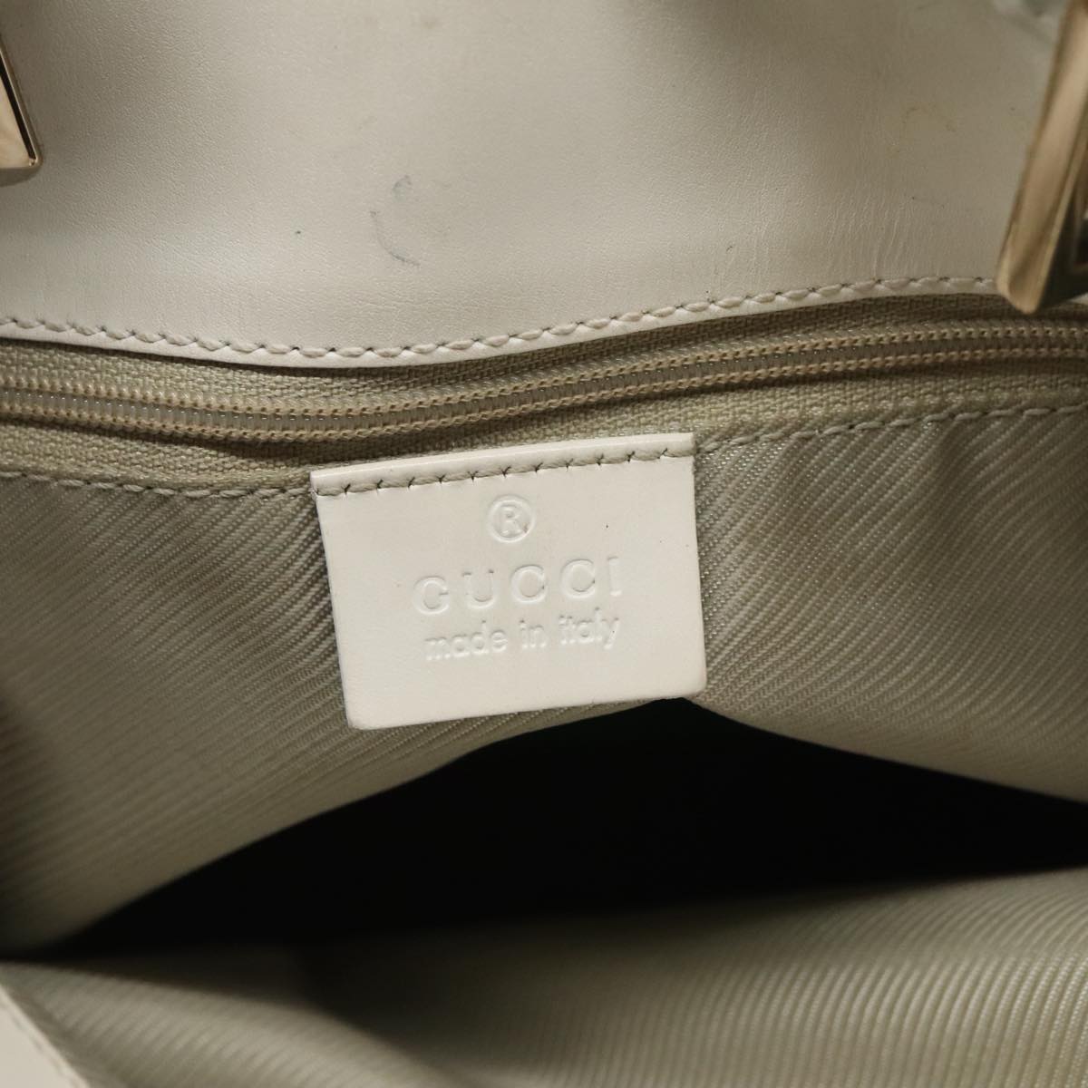 GUCCI GG Canvas Hand Bag Light Blue Gold 002 1099 100023