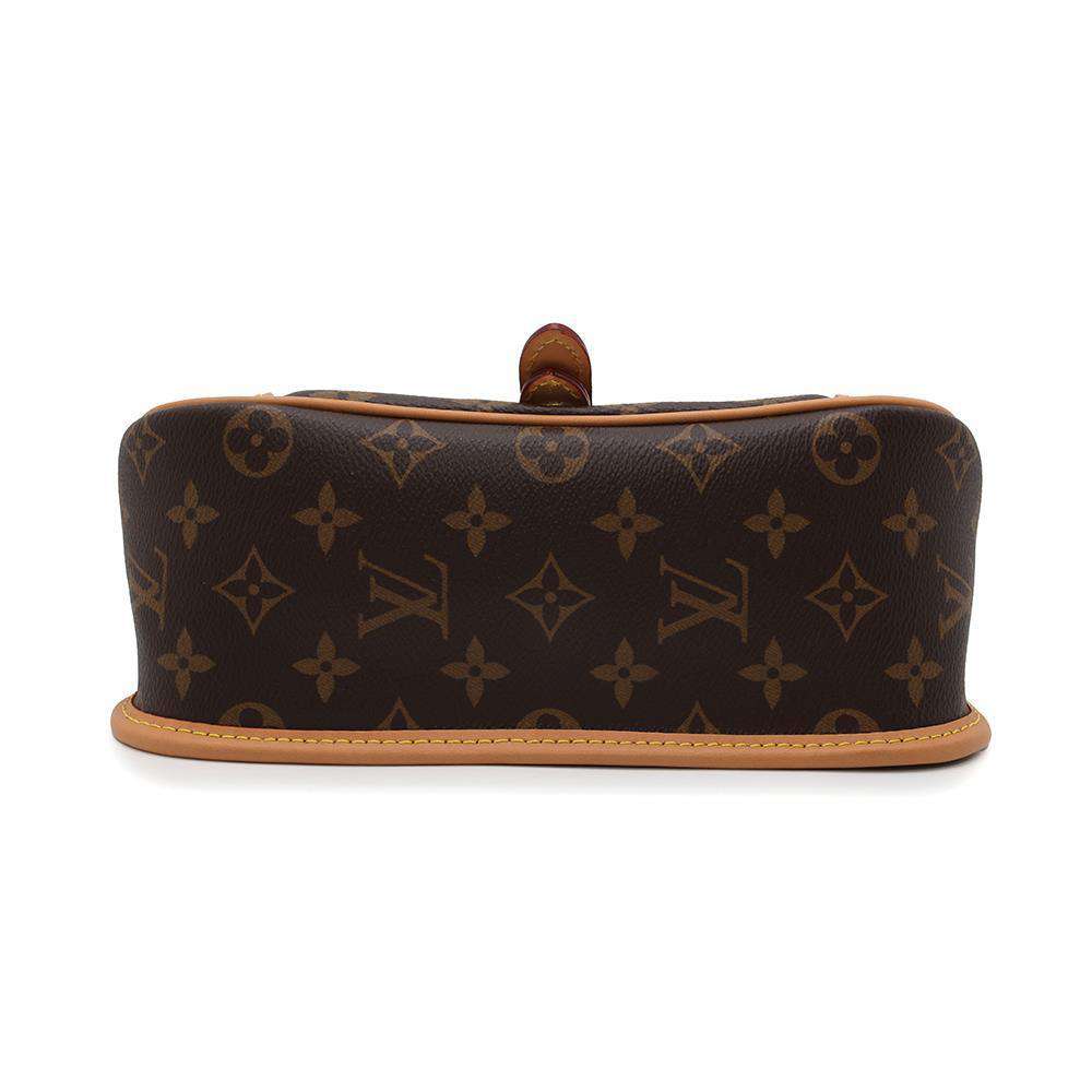LOUIS VUITTON Diane NM BrownM46317 Monogram Shearling Size PM