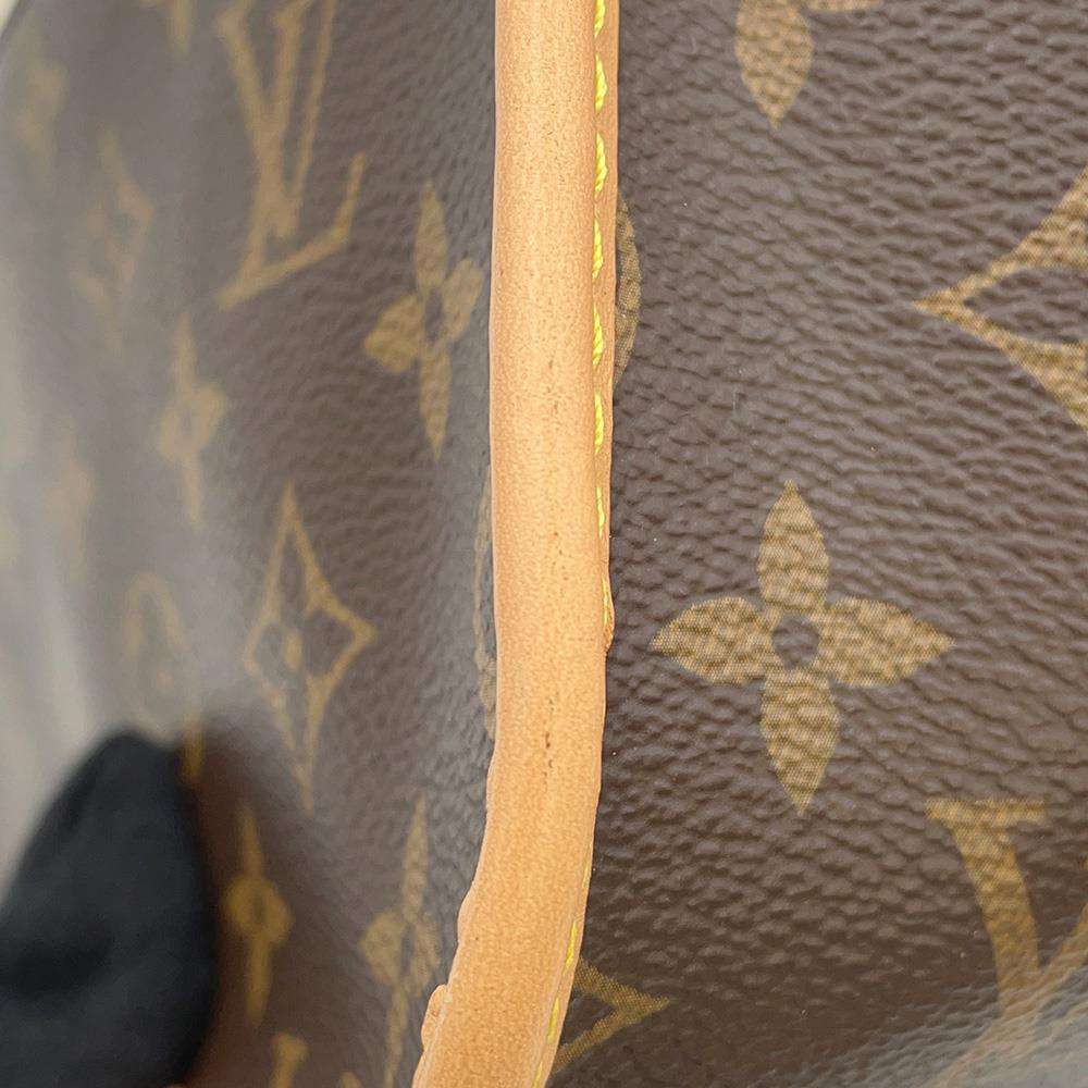 LOUIS VUITTON Diane NM BrownM46317 Monogram Shearling Size PM