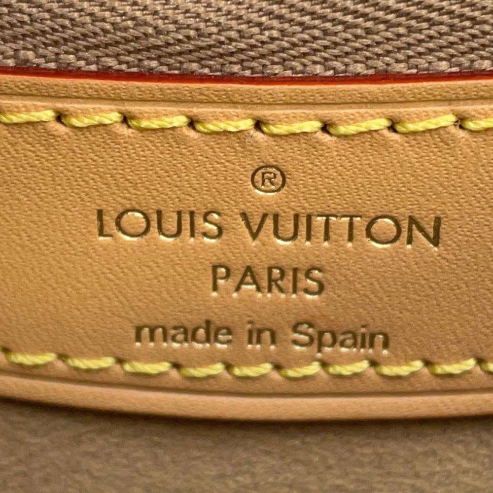 LOUIS VUITTON Diane NM BrownM46317 Monogram Shearling Size PM
