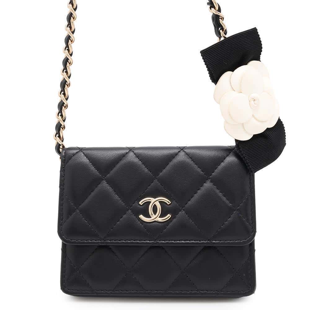 CHANEL Chain wallet BlackAP2163 Lambskin