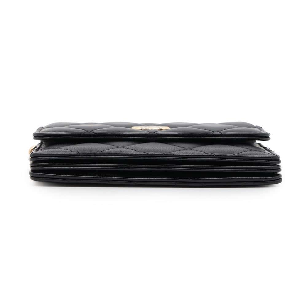 CHANEL Chain wallet BlackAP2163 Lambskin