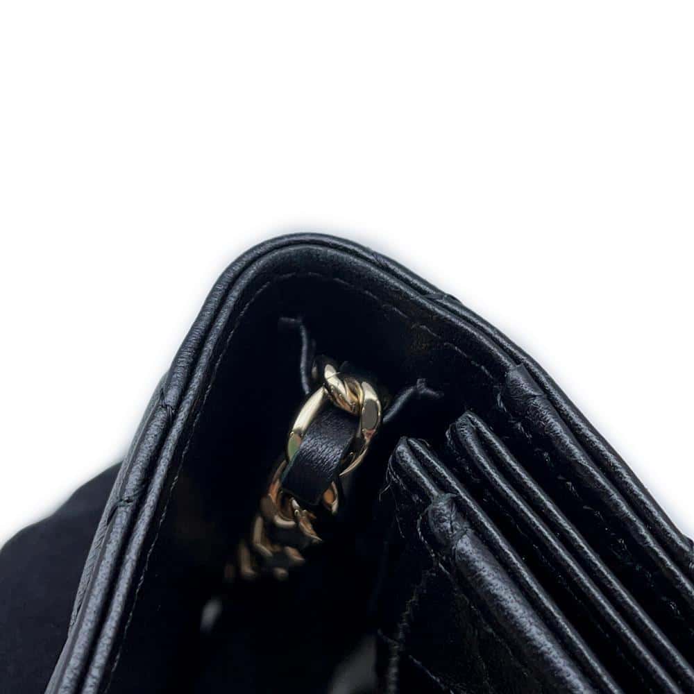 CHANEL Chain wallet BlackAP2163 Lambskin