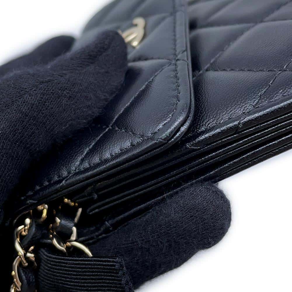 CHANEL Chain wallet BlackAP2163 Lambskin