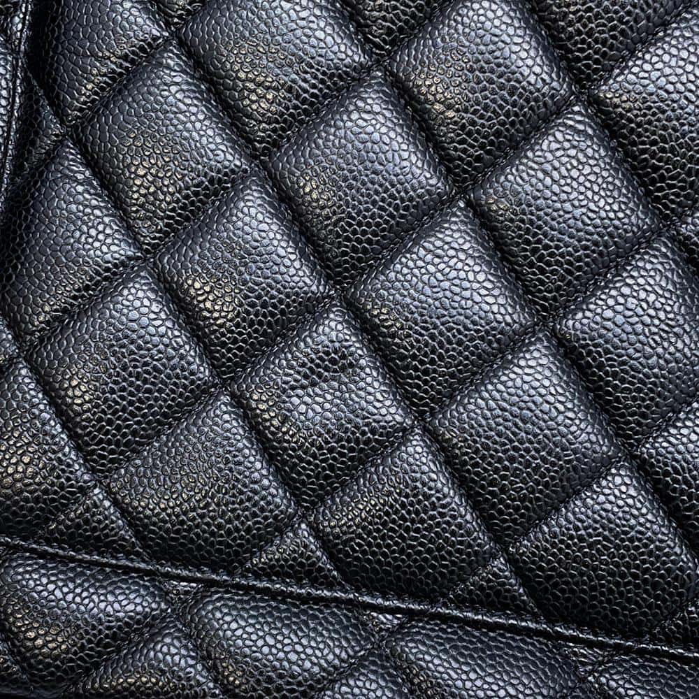 CHANEL Medallion Tote BlackA01804 Caviar Leather