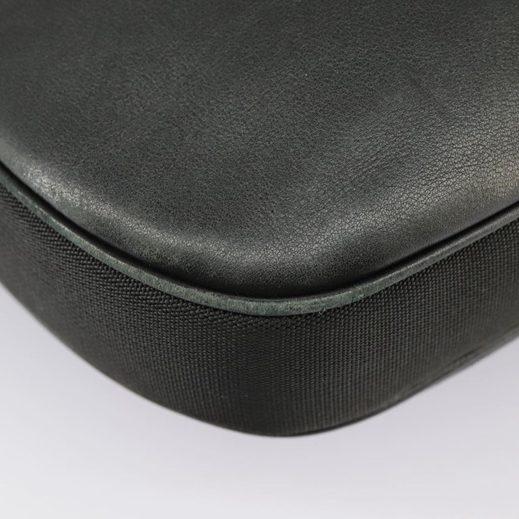 GUCCI Shoulder Bag Leather Black Silver 001 3341 3444 100048