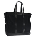 GUCCI Square GG Canvas Tote Bag Outlet Black Silver 91384 100086