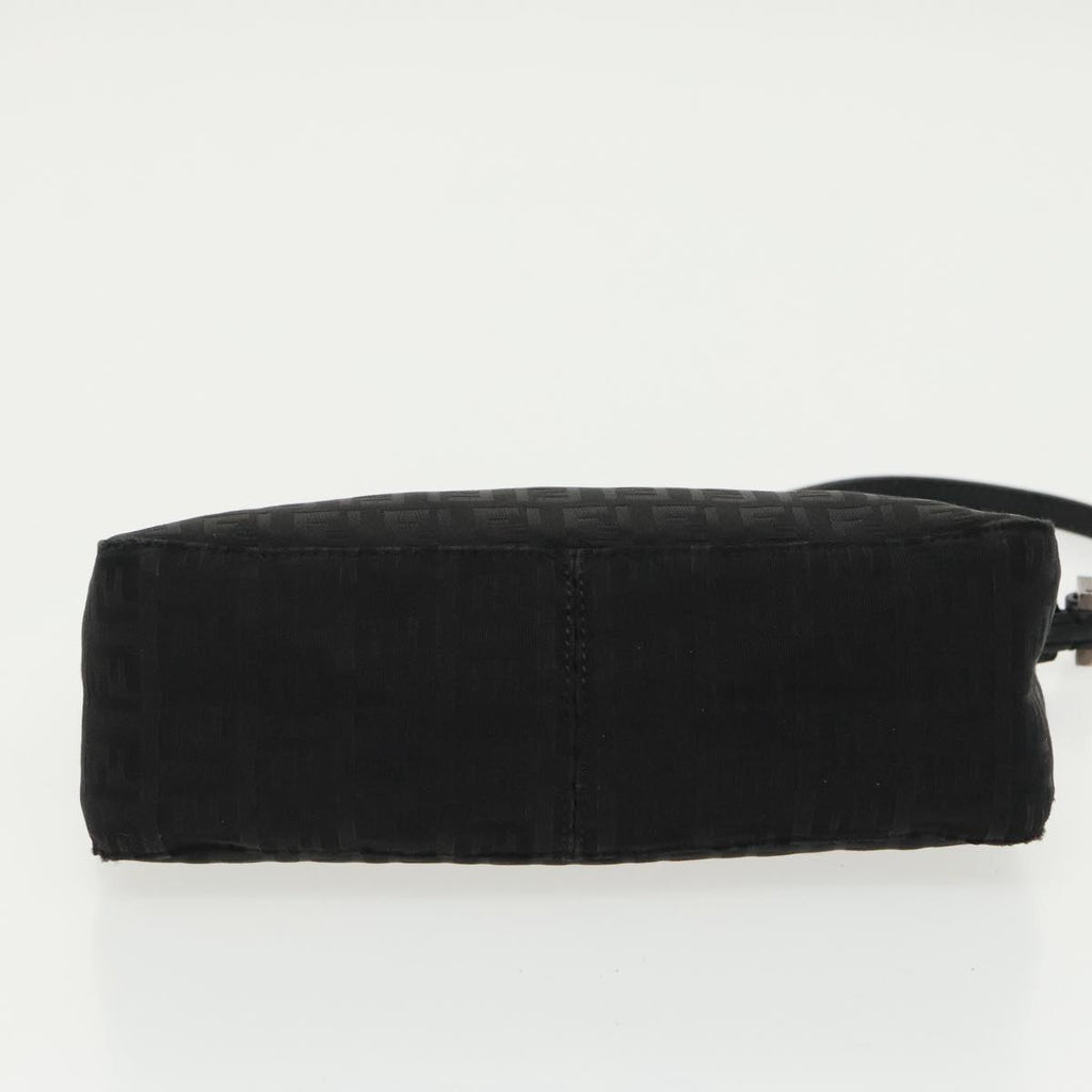 FENDI Zucchino Canvas Accessory Pouch Black 100099