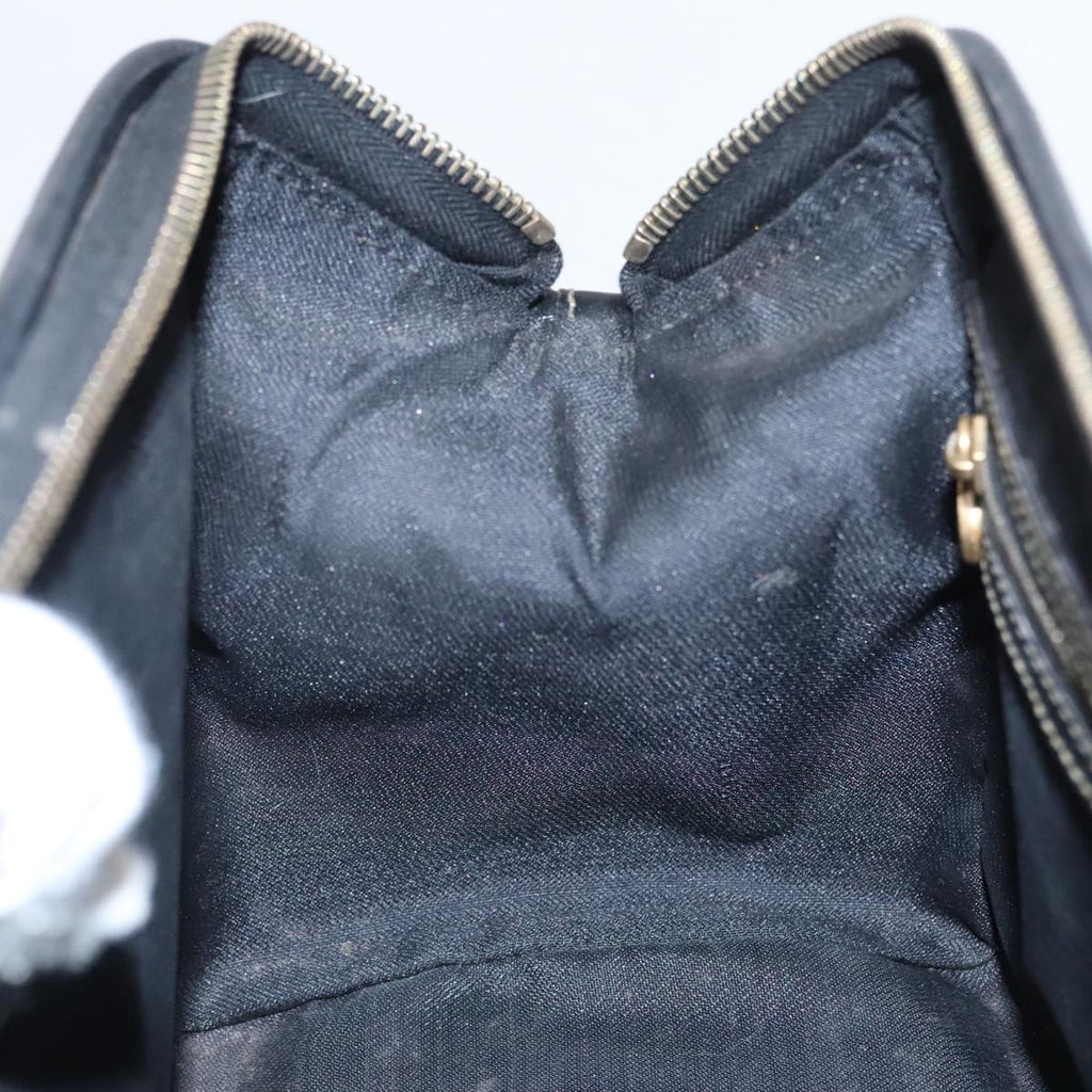 FENDI Pecan Canvas Hand Bag Brown Black gold 100100