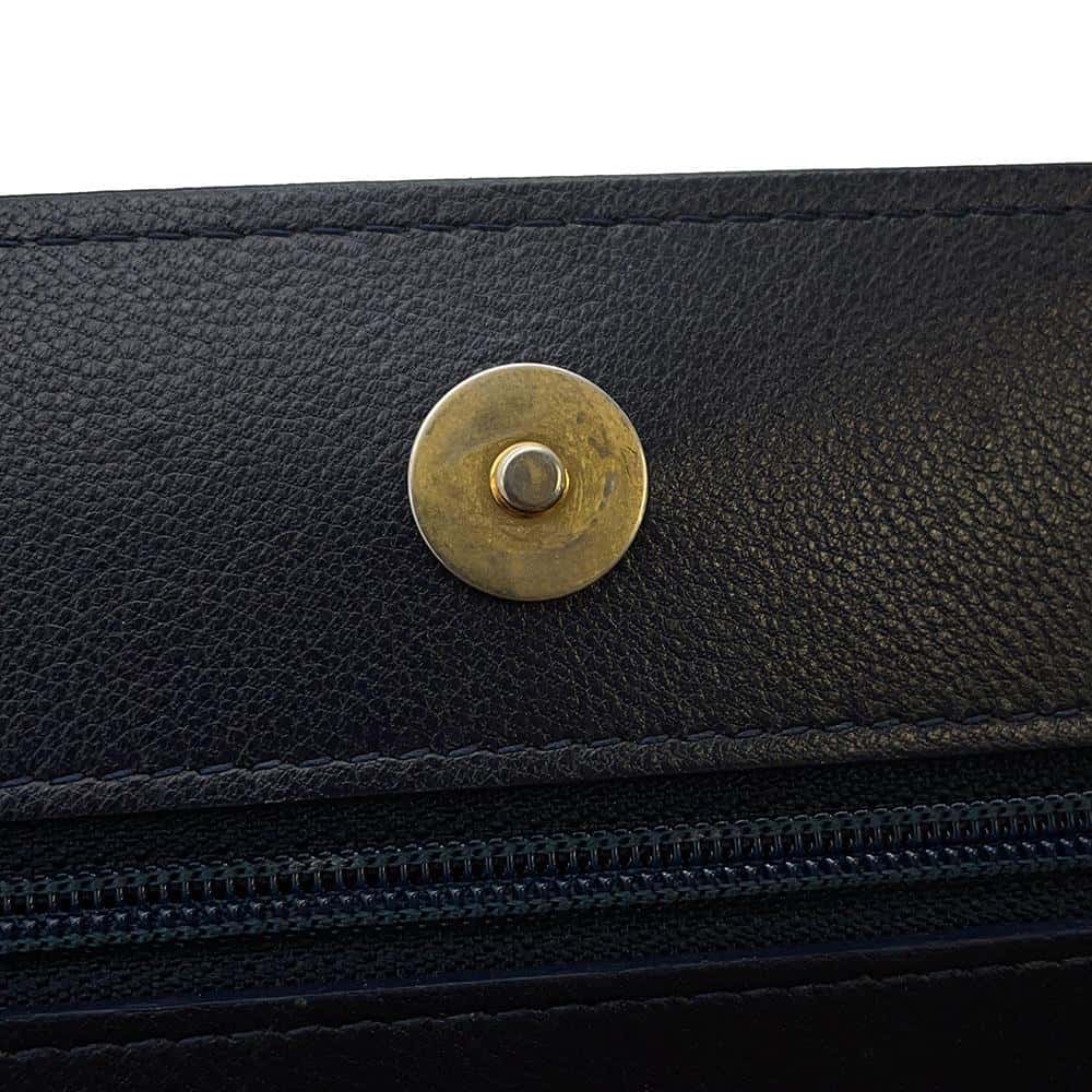 CHANEL CHANEL19 Flap Chain Wallet NavyAP0957 Lambskin