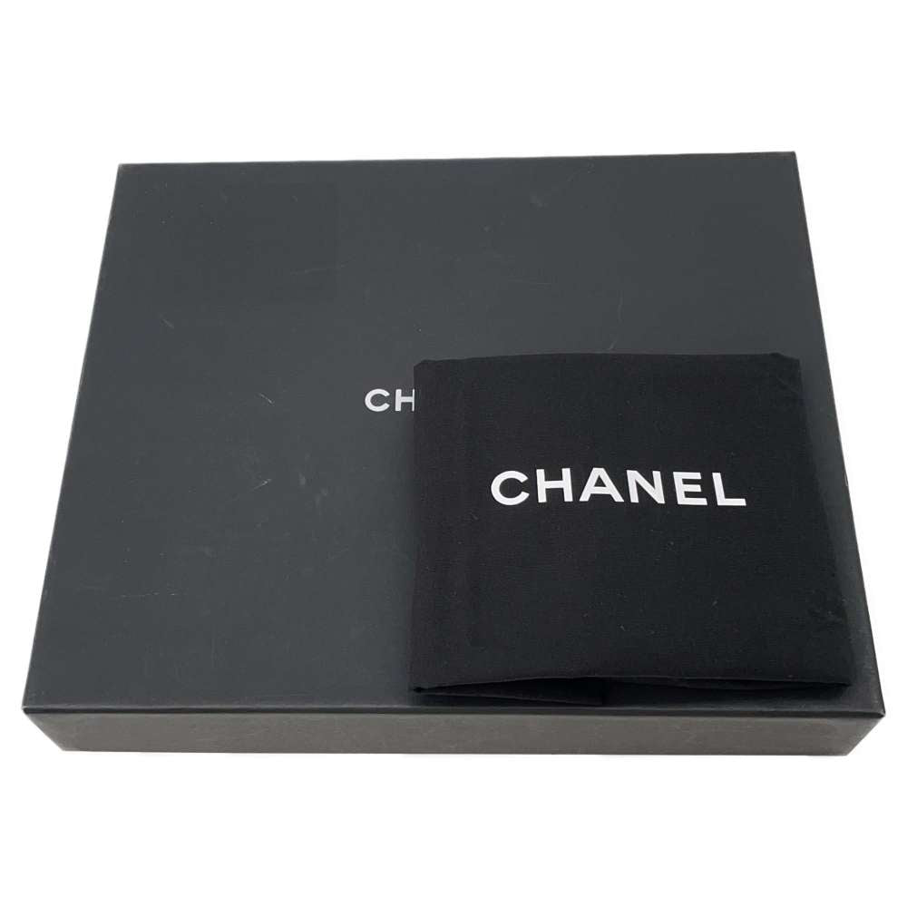 CHANEL CHANEL22 BlackAS3980 Shiny Calf Leather Size Mini