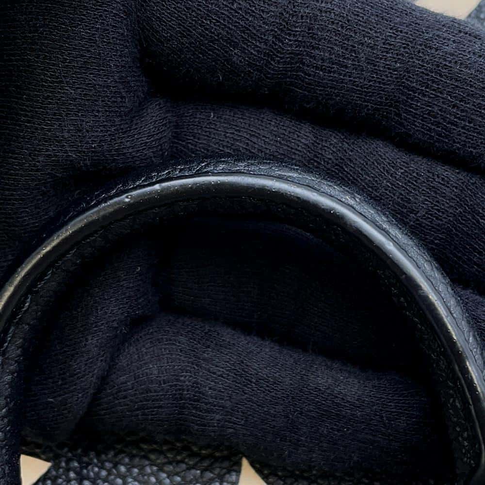 LOUIS VUITTON Petit Sac Plat NoirM81416 Monogram Empreinte Leather