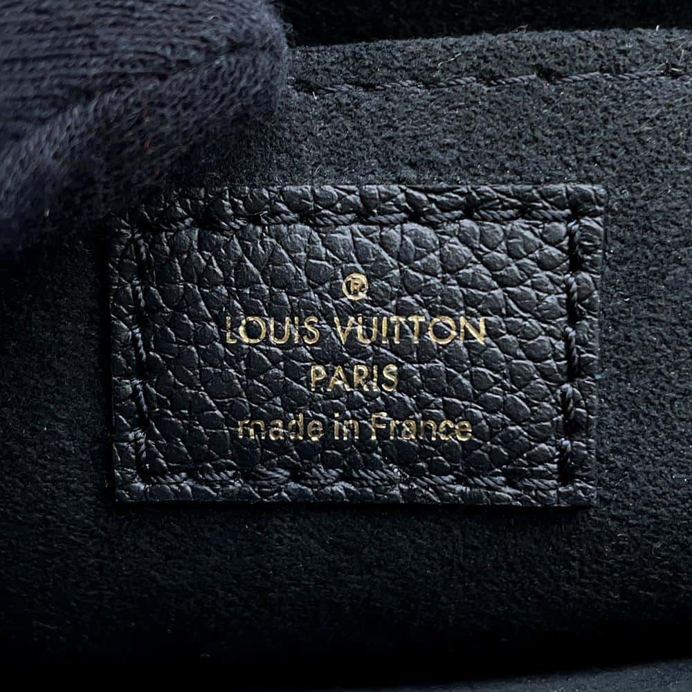 LOUIS VUITTON Petit Sac Plat NoirM81416 Monogram Empreinte Leather
