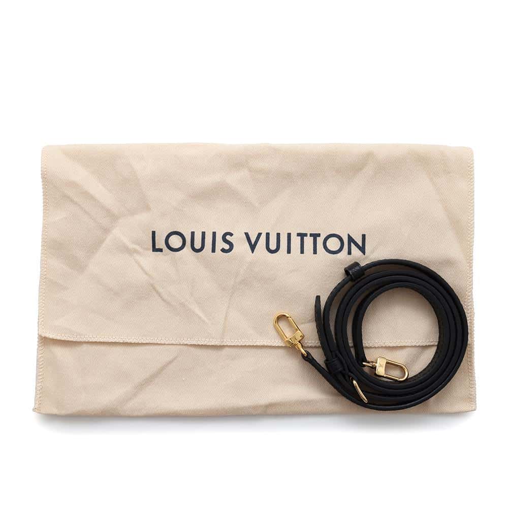 LOUIS VUITTON Petit Sac Plat NoirM81416 Monogram Empreinte Leather